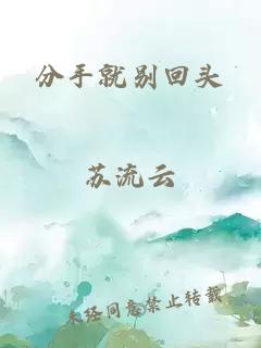 分手就别回头